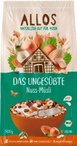 Allos Das ungesüsste Nuss-Müsli, 500 g