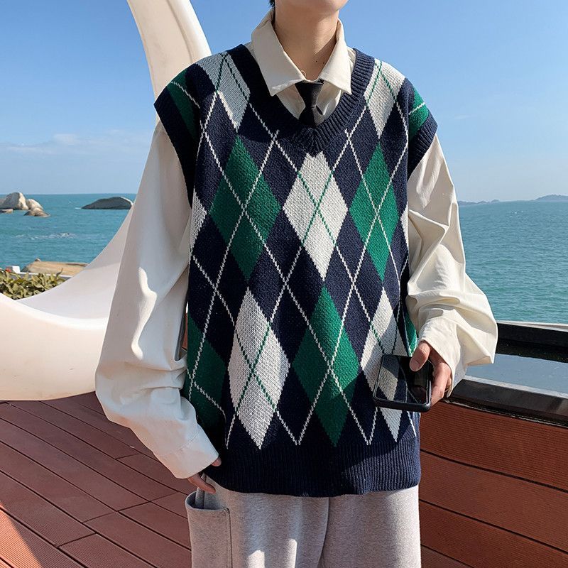 Zentrus - Argyle Sweatervest