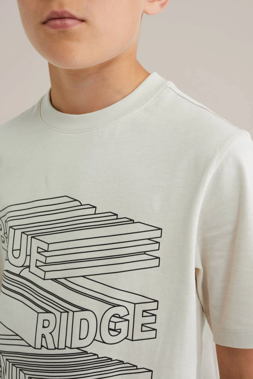 WE Fashion Blue Ridge T-shirt ecru