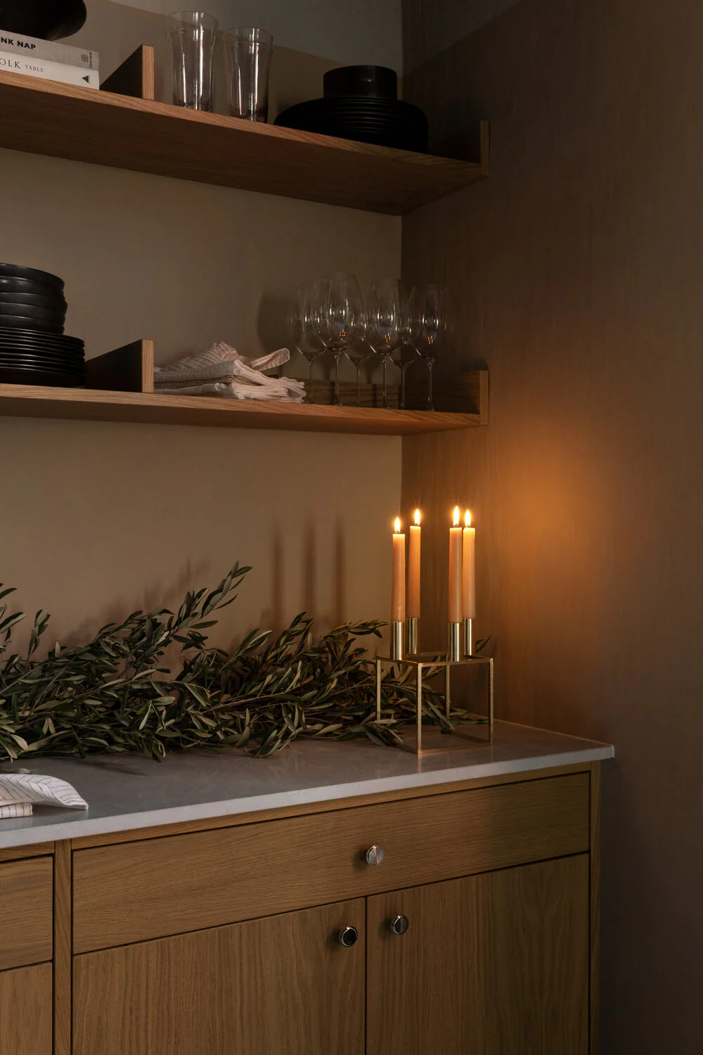 Audo Copenhagen  Kubus 4 Lysestage - Messing