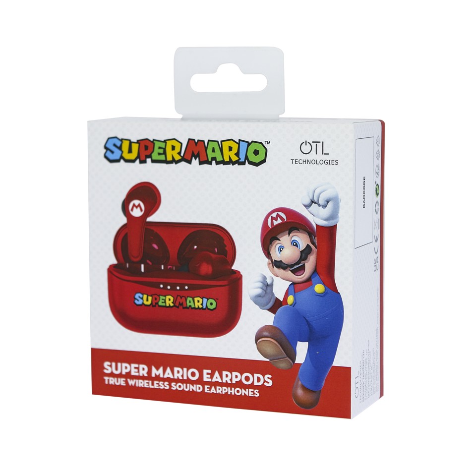 OTL - TWS Earpods - Super Mario Rød