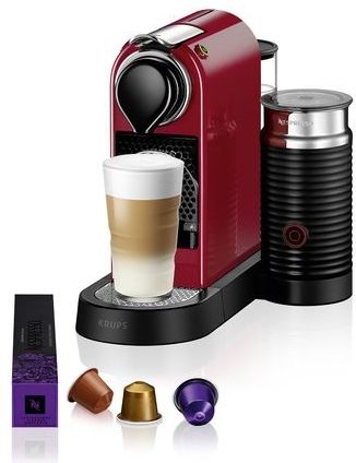 Krups - Nespresso Citiz & Milk - Koffiecupmachine - Rood - Kunststof