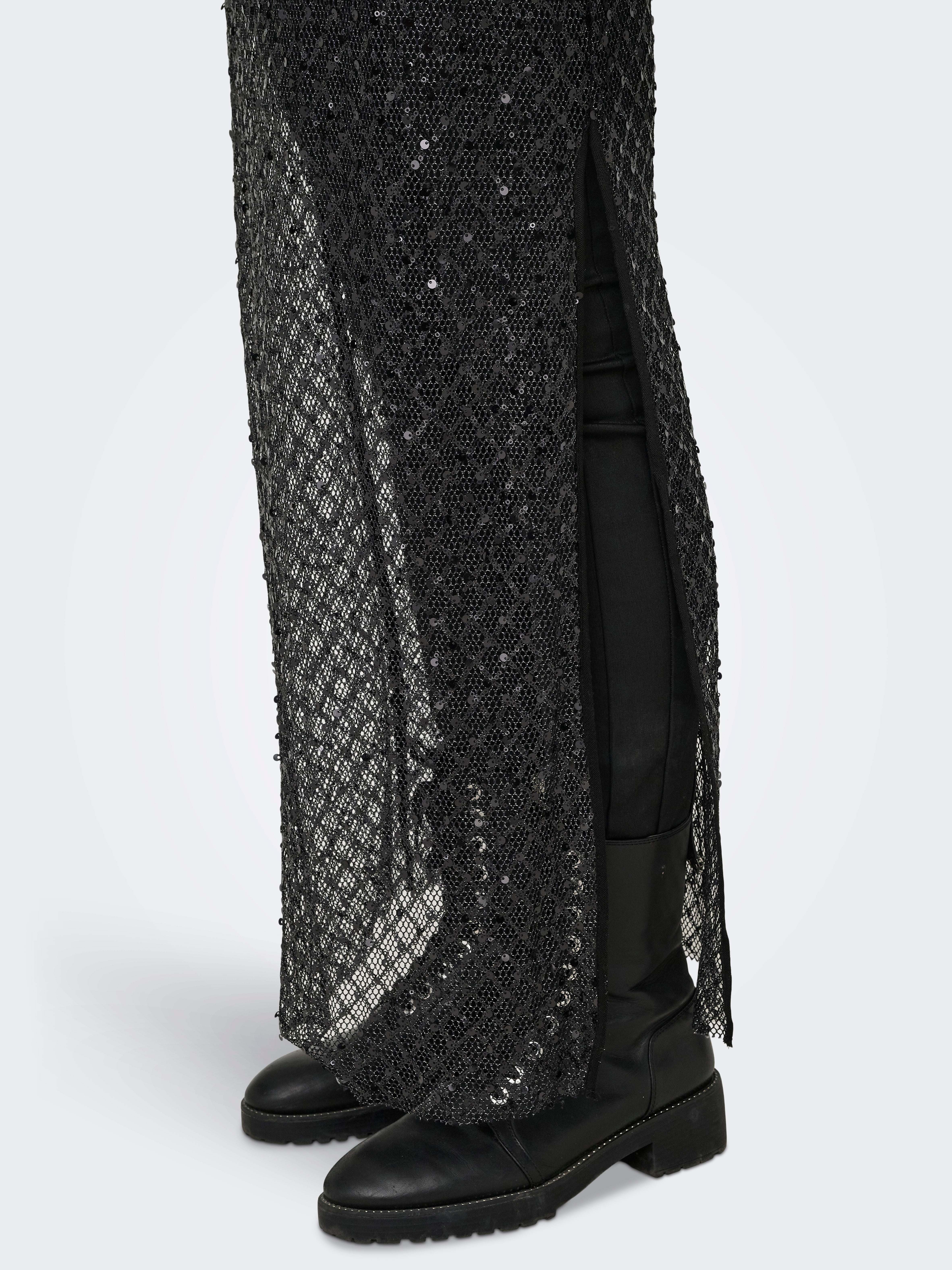 ONLDONNA Langes Kleid Black