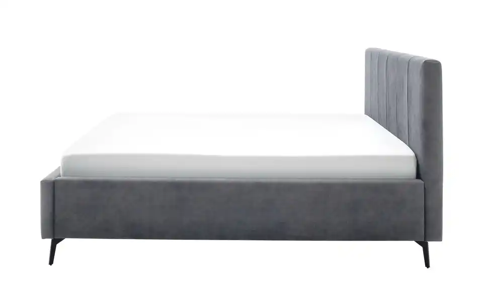 Polsterbett Lizzano Anthrazit 160 cm mit Federholzrahmen