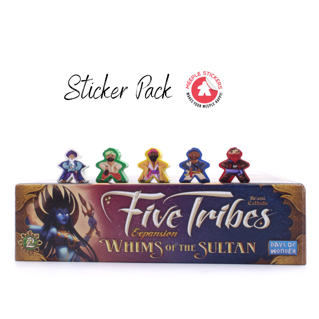 Five Tribes - Les Caprices du Sultan - Set d'autocollants