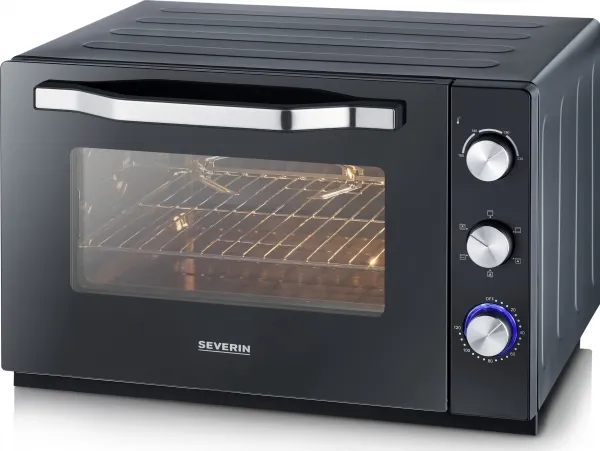 SEVERIN TO 2073 - Elektrisk ovn - konvektion - 60 liter - 2200 W - sort