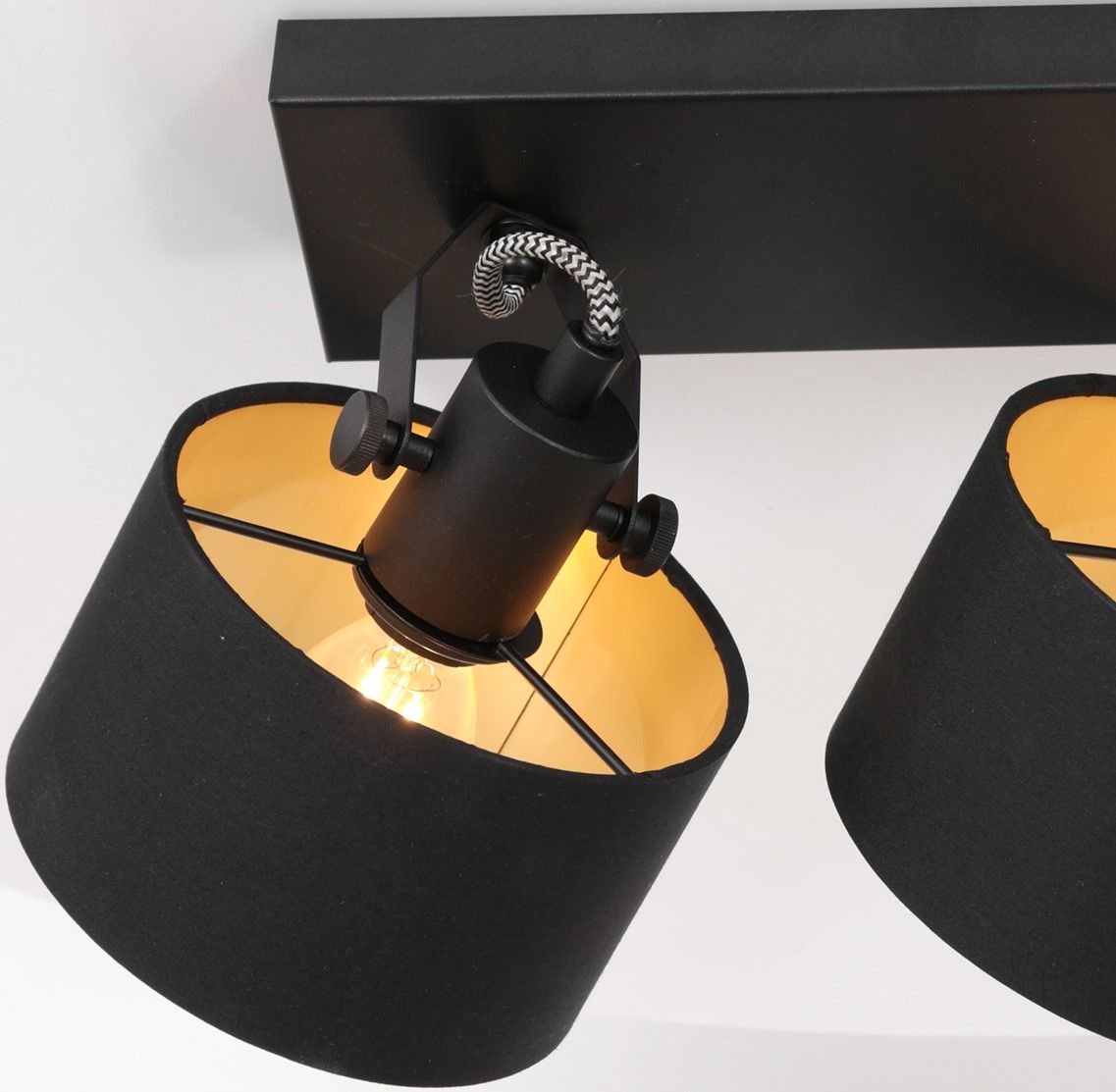 Plafondlamp 3334ZW Ornoir Mexlite B28 x D16 cm