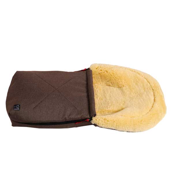 KaiserKaiser   Babyschalen Fusssack Lammfell EMMA Braun/Melange
