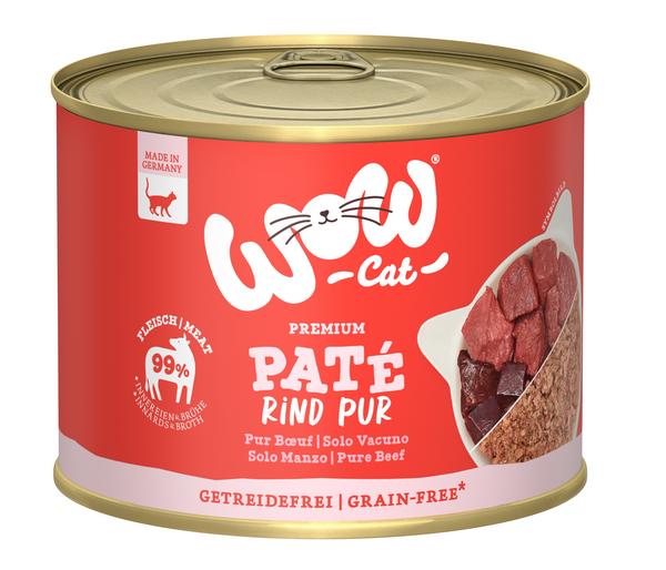 WOW® Cat Nassfutter für Katzen Premium Paté