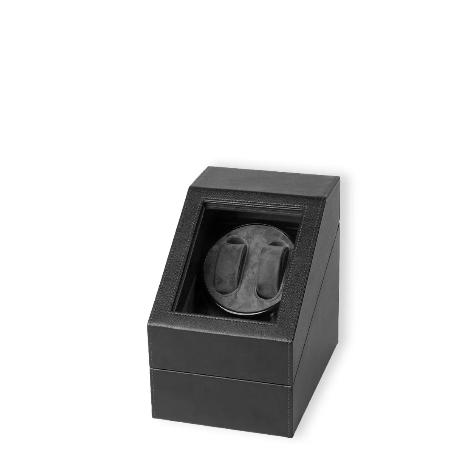 Dissing Watch Winder 2 ure Sort Imiteret Læder 0000276
