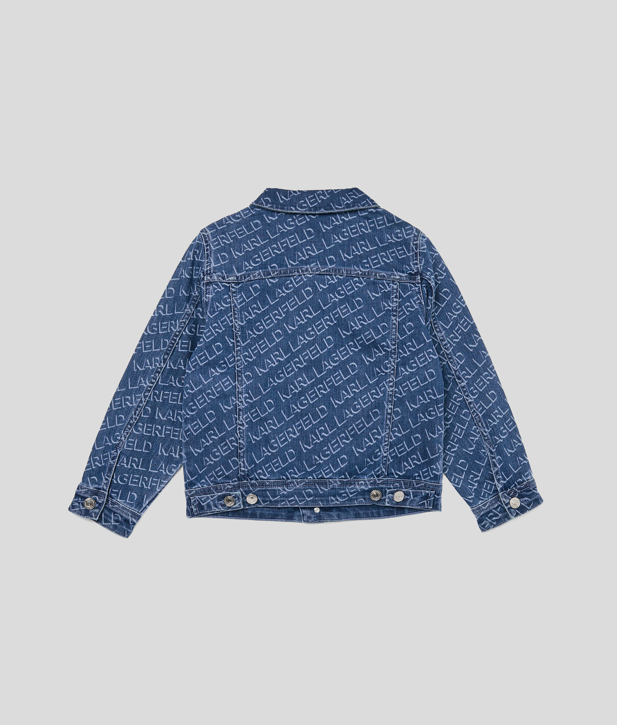 Veste en jean à logo en diagonale pour garçon
