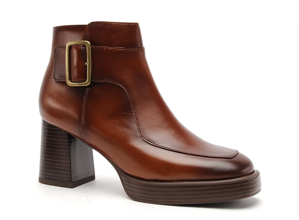 Mamzelle boots bottine talons femme lizaka marron