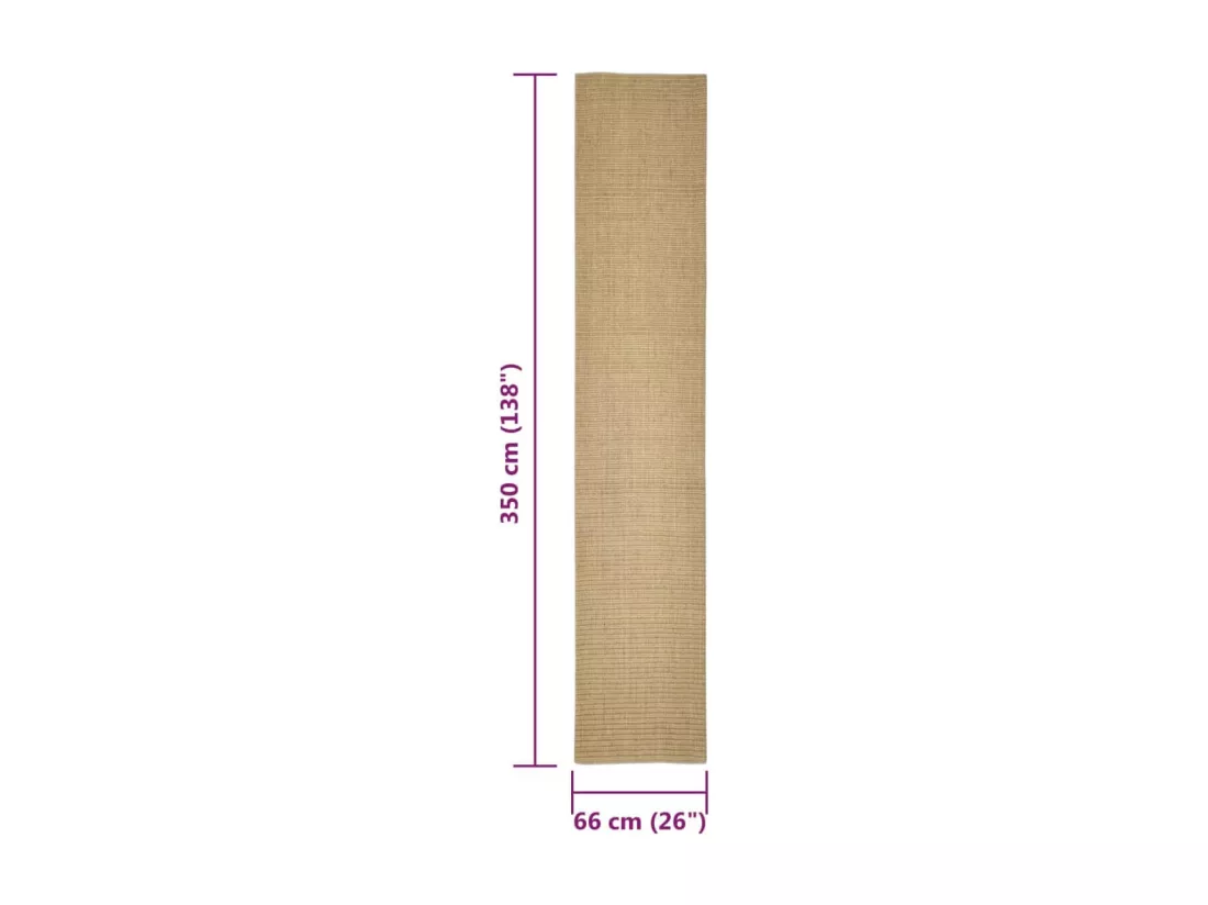 Tapis en sisal pour griffoir 66x350 cm