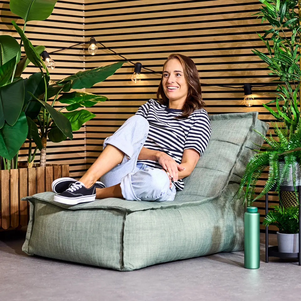 icon Zitzak Lounger Dolce - Zitzak Buiten - Saliegroen