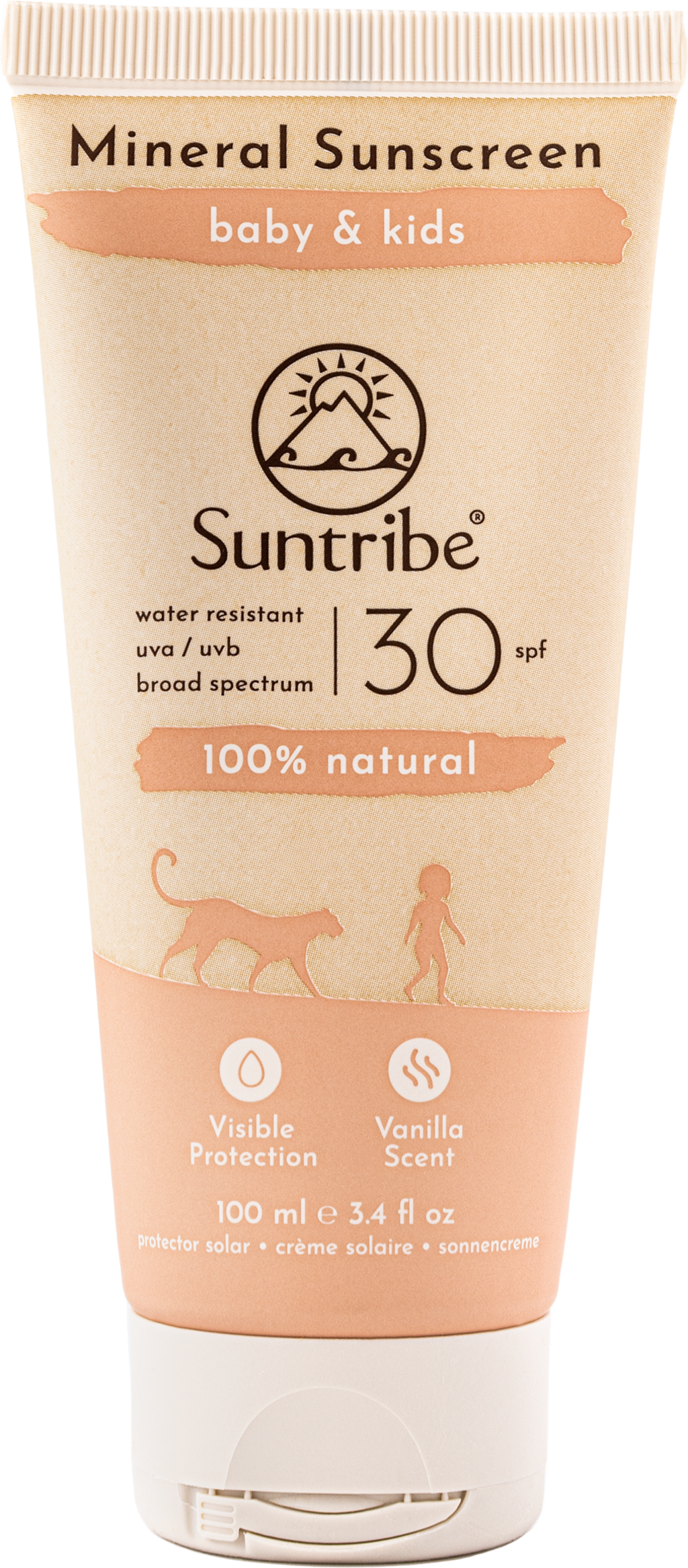 Suntribe  Kids Mineral Sunscreen SPF 30, 100 ml
