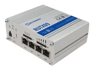 Teltonika RUTX09 - Router - WWAN 4-port switch - 1GbE - DIN monterbar på skinne