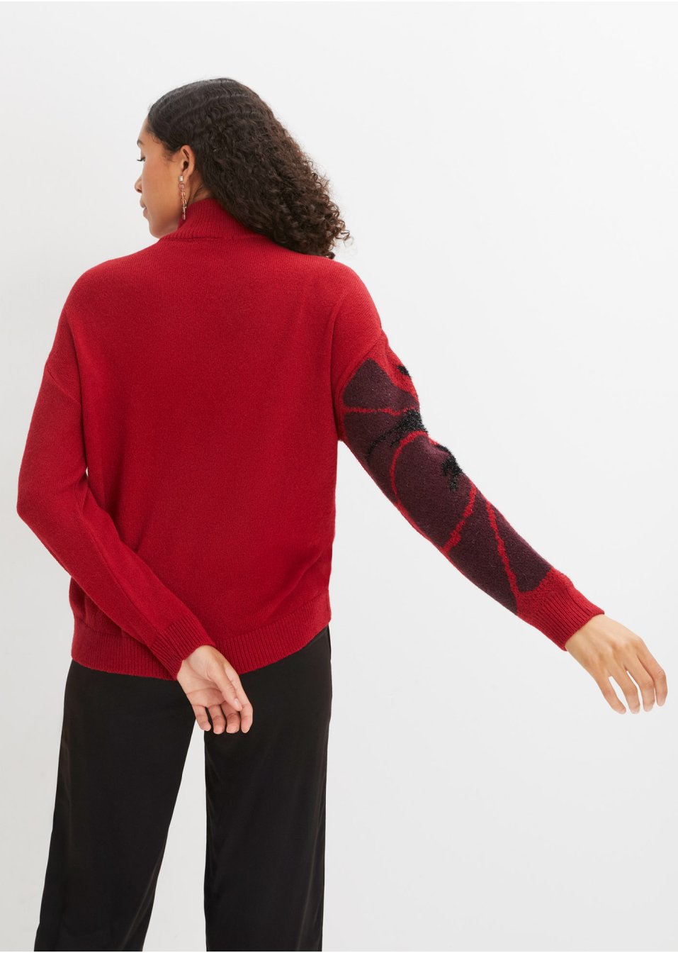 Pull à effet brillant