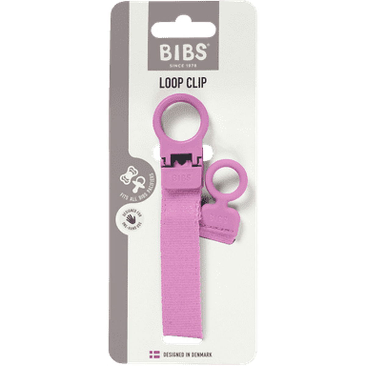 BIBSBIBS   Schnullerkette Loop bubblegum