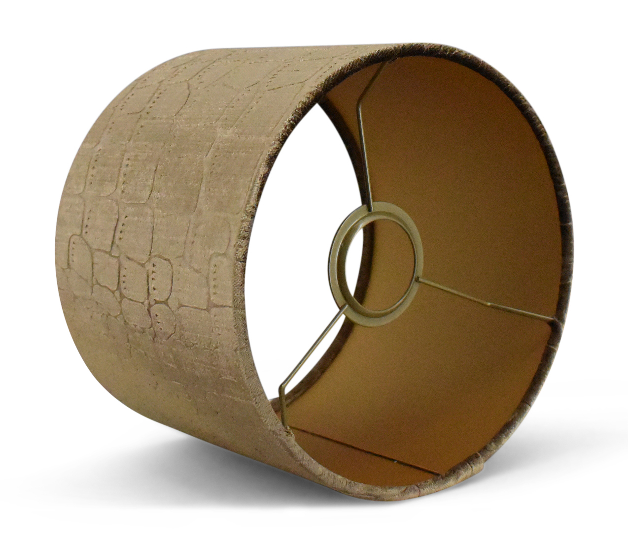 Tafellamp Livio brons groot + kap Falcon bronze