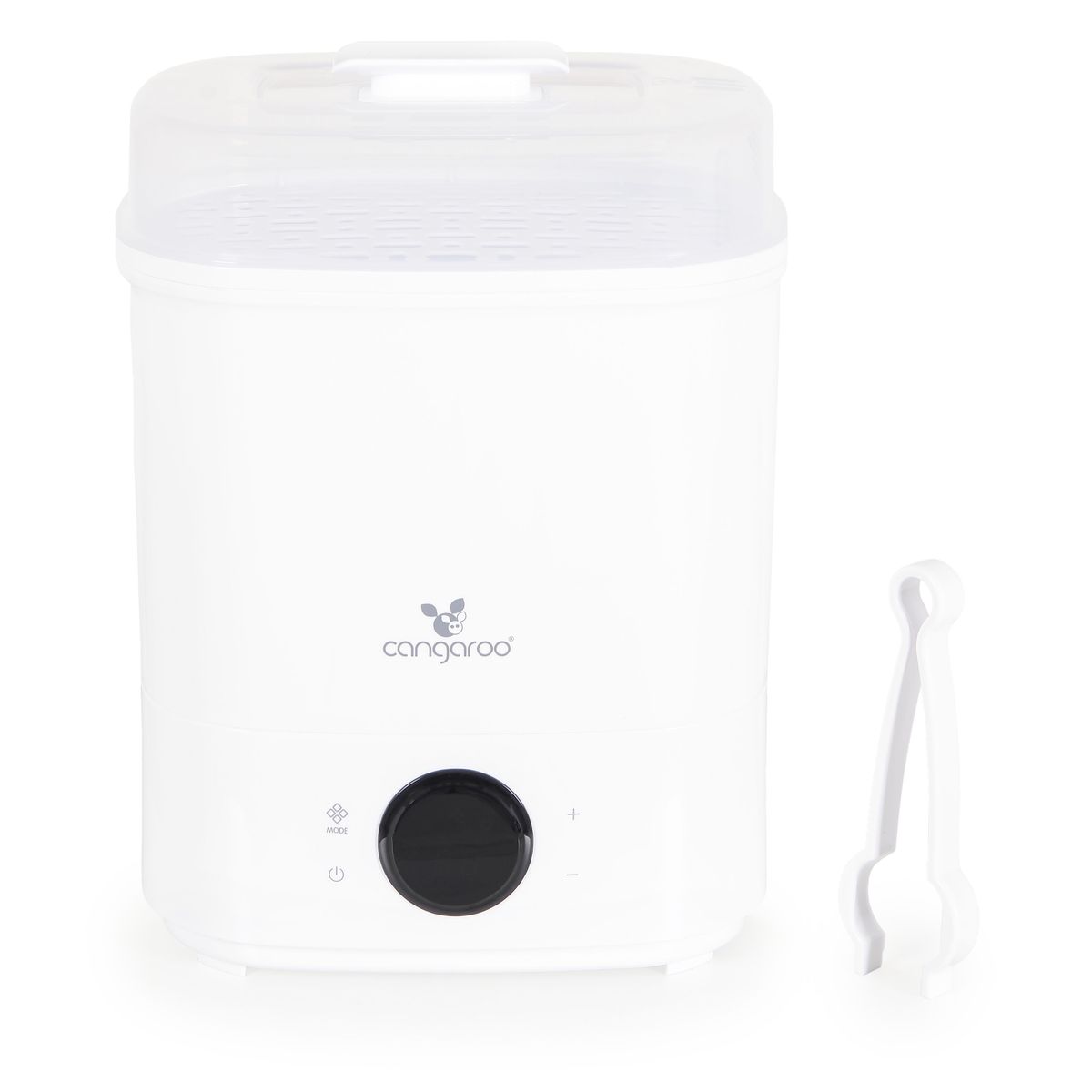 Cangaroo Sterilisator Cai Trockner 2 in 1 bis zu 6 Flaschen, LCD-Display, Touch weiß