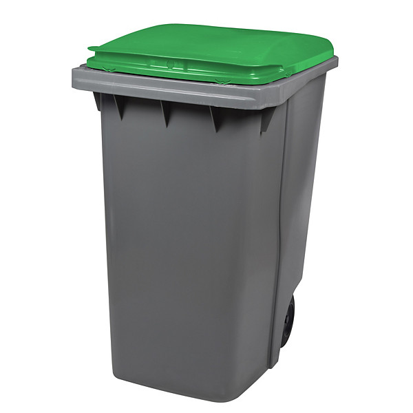 ROSSIGNOL Conteneur 2 roues korok - 340l - sans barre - gris / vert