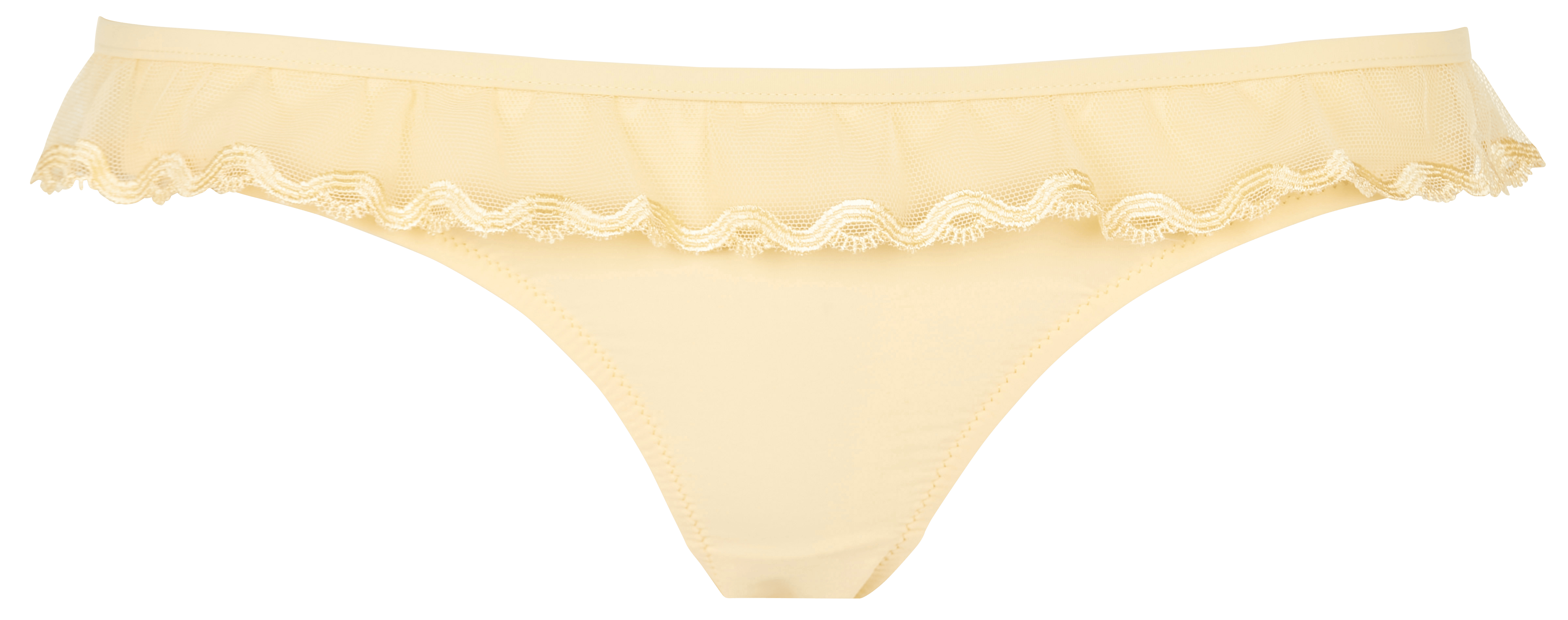 JANE B - Culotte en dentelle | Jaune