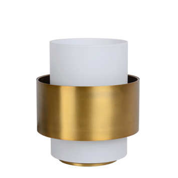 Lucide FIRMIN tafellamp Ø 20 cm mat goud / Messing