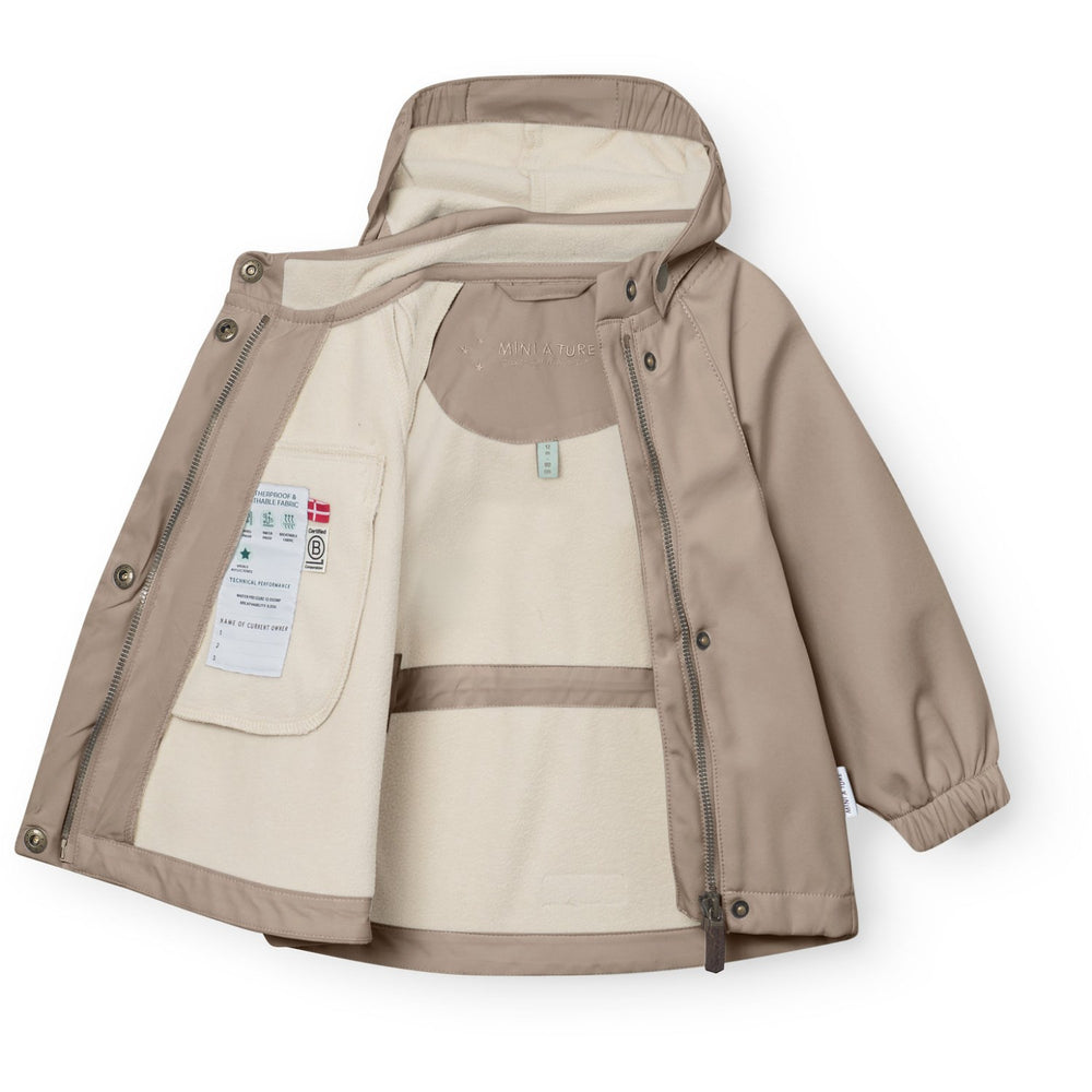 Køb Mini A ture Grey Brown Matwai Softshell Jacket. Grs
