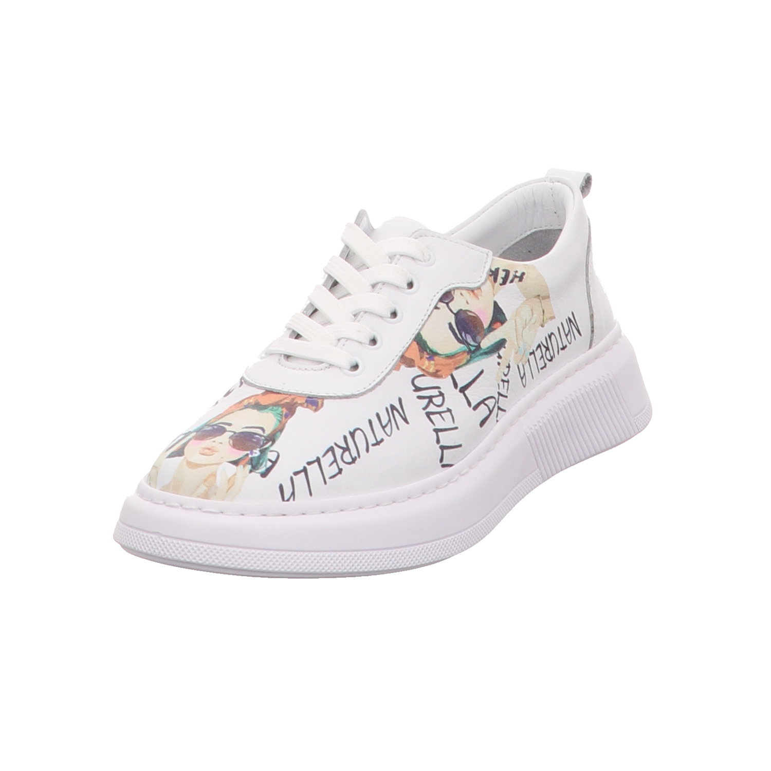 elbandi Sneaker weiß weiss/weiss kombi