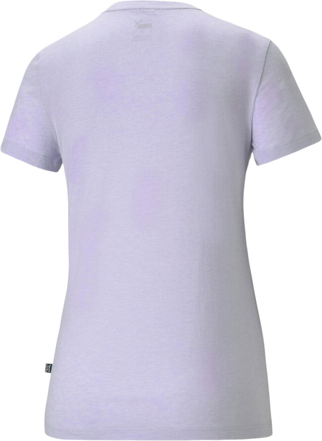 Puma Ess Logo Heather T-shirt Lilla