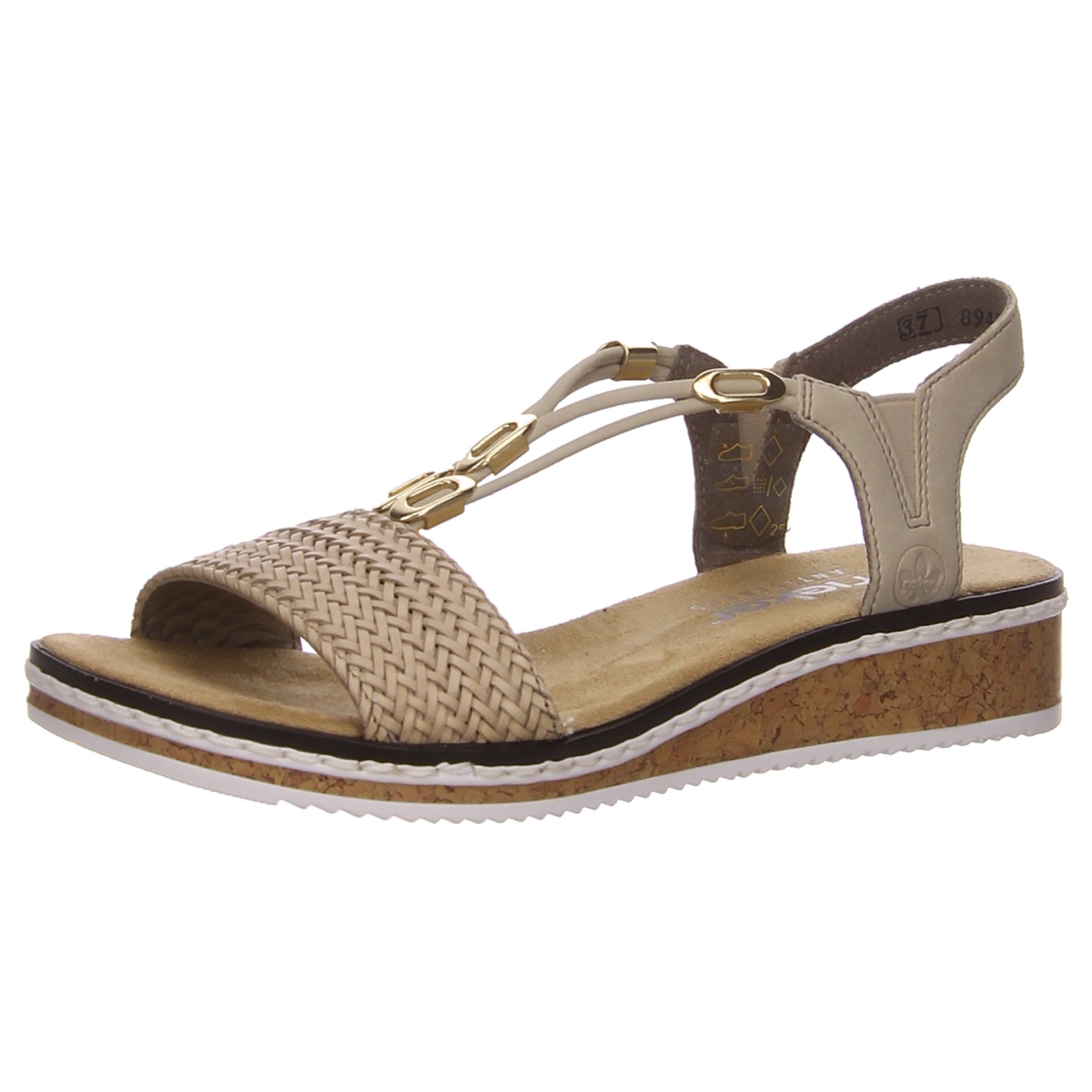 Rieker Keilsandaletten beige beige