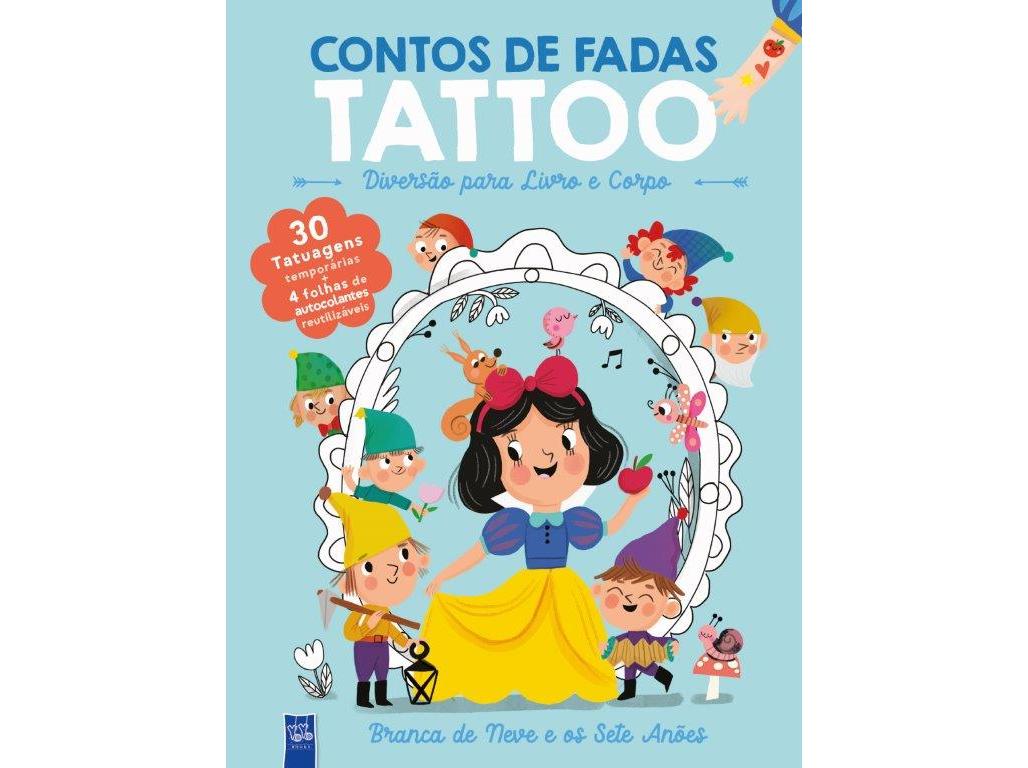 LIVRO CONTOS DE FADAS - TATTOO - BRANCA DE NEVE