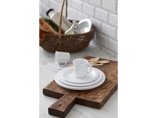 Rosti Hamlet Dyb tallerken Dia. 21 x 3,5 cm Hvid