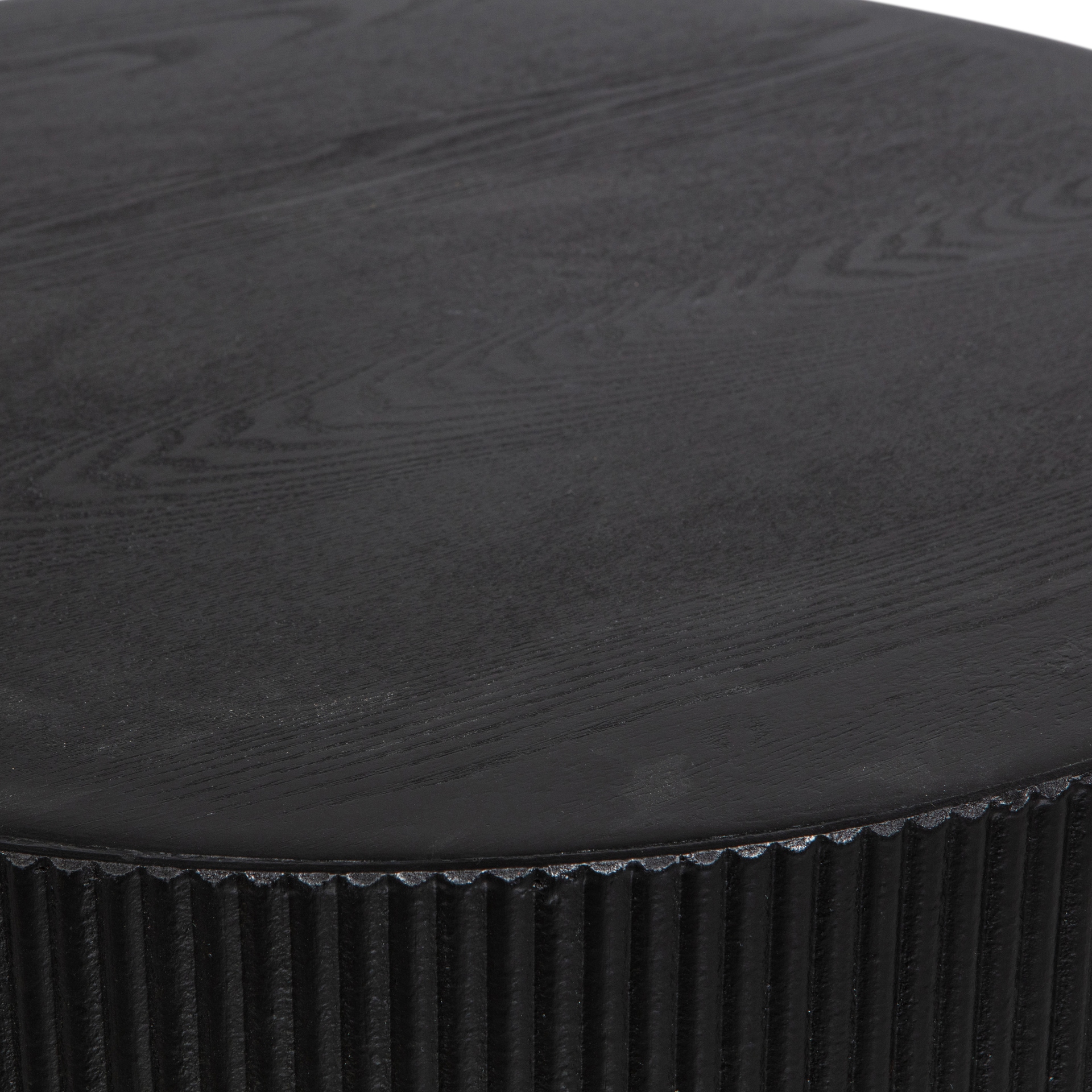 Beistelltisch SANNE 60x60 cm rund schwarz