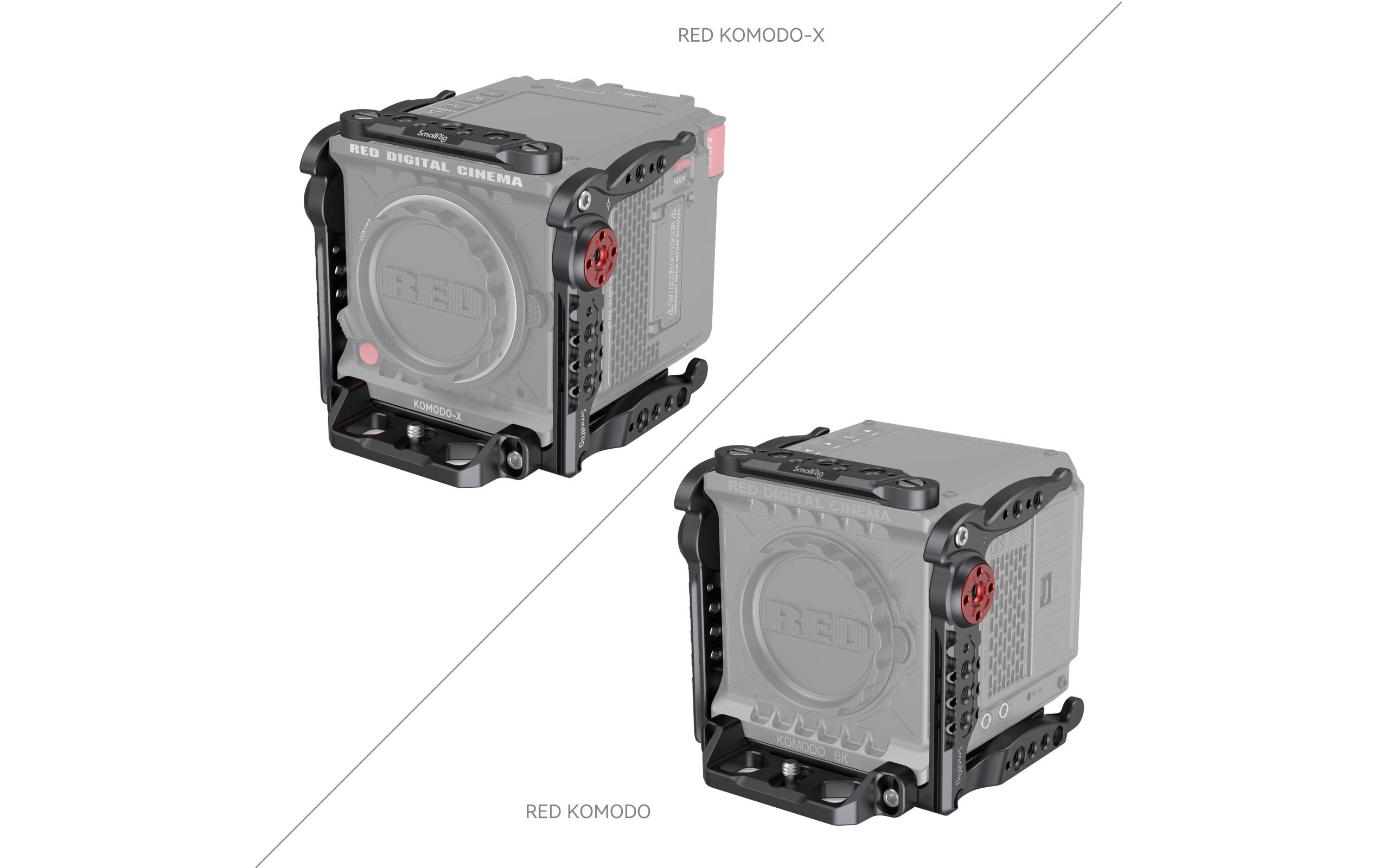 Cage RED KOMODO / KOMODO-X Basic Kit<br>Erleichtert Handheld-Aufnahmen, schützt die Kamera und bietet Anschlussmöglichkeiten