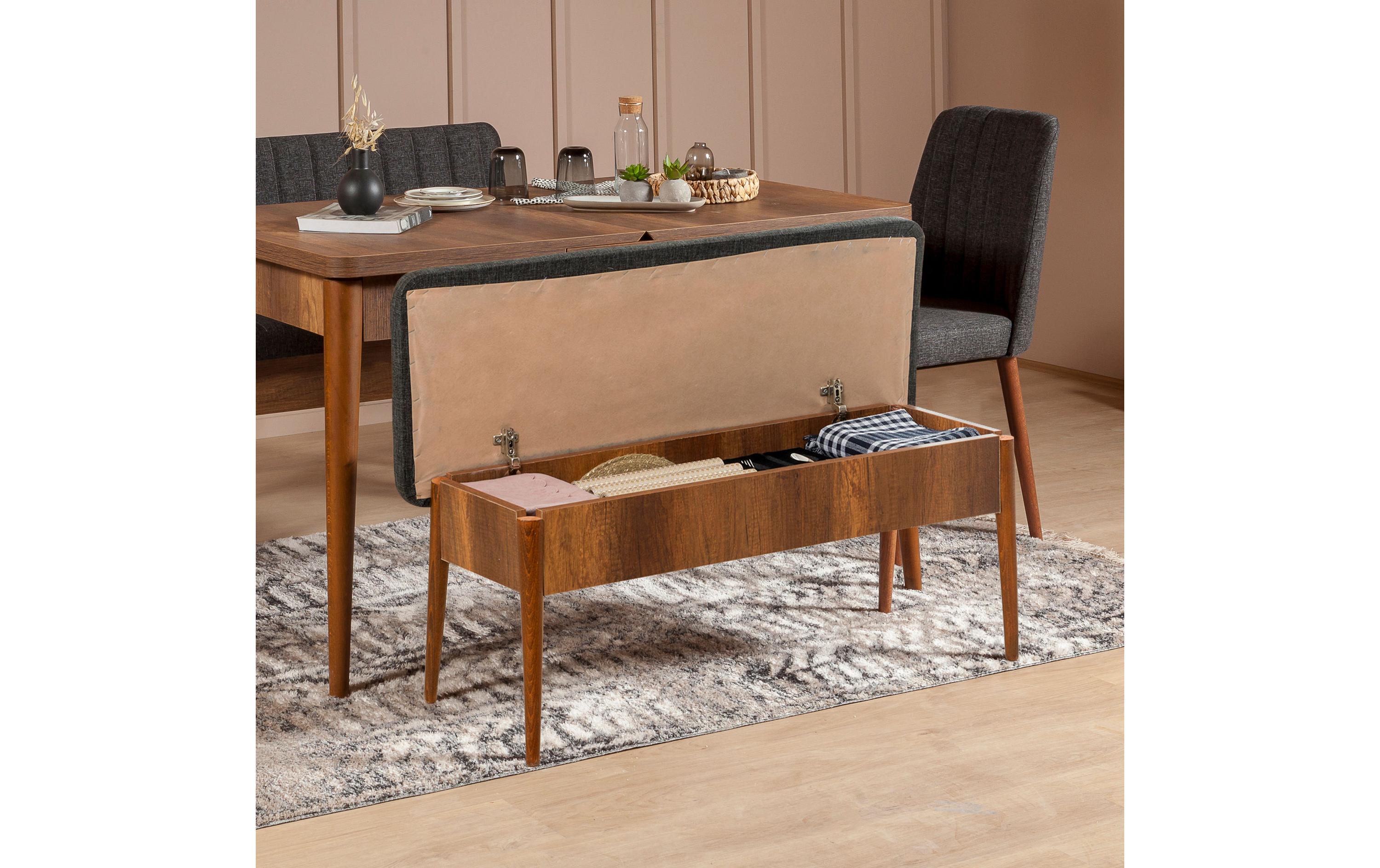 Sitzbank Vina 110 x 85 cm, Braun<br>Hochwertige Bank
