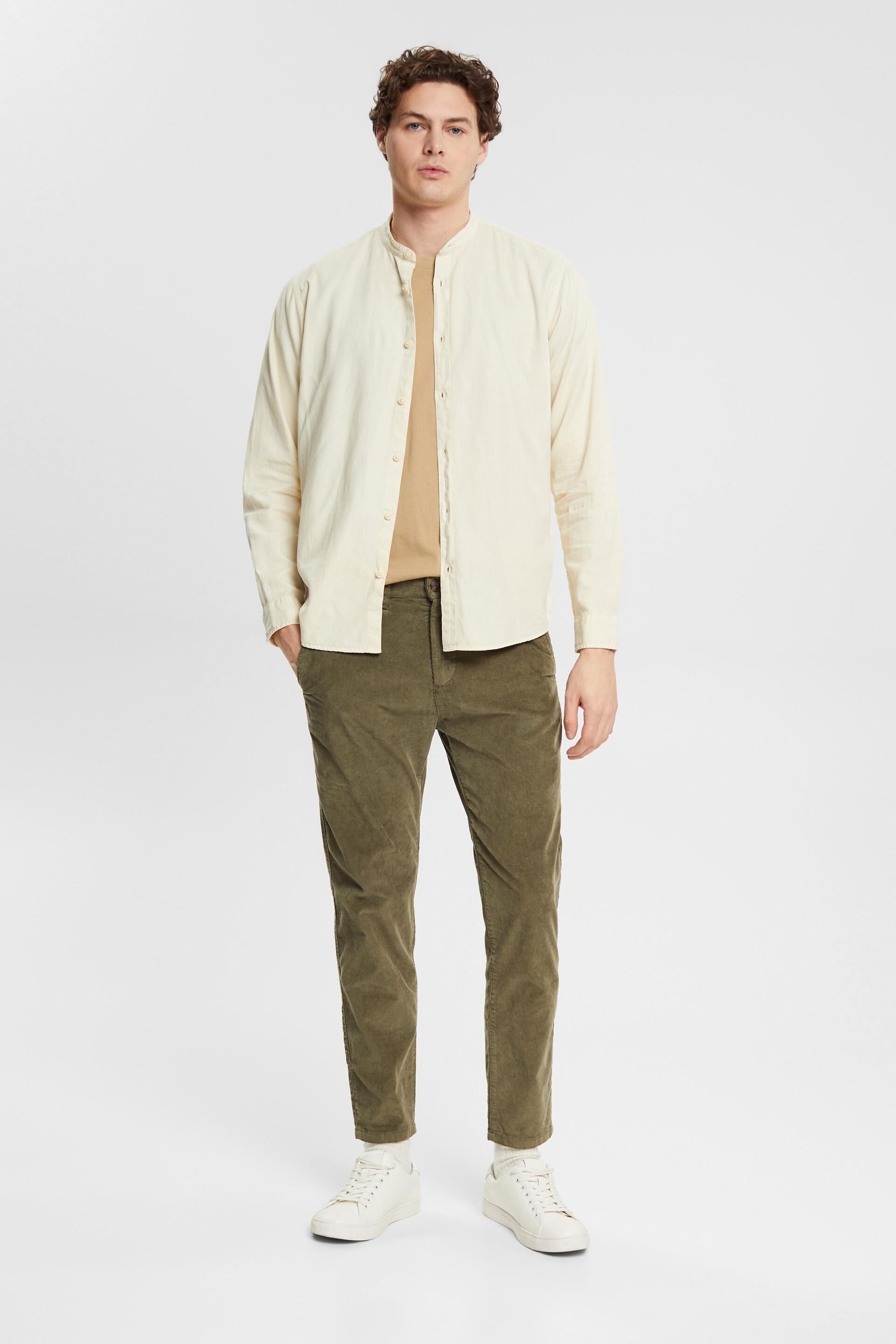 Chemise à col officier