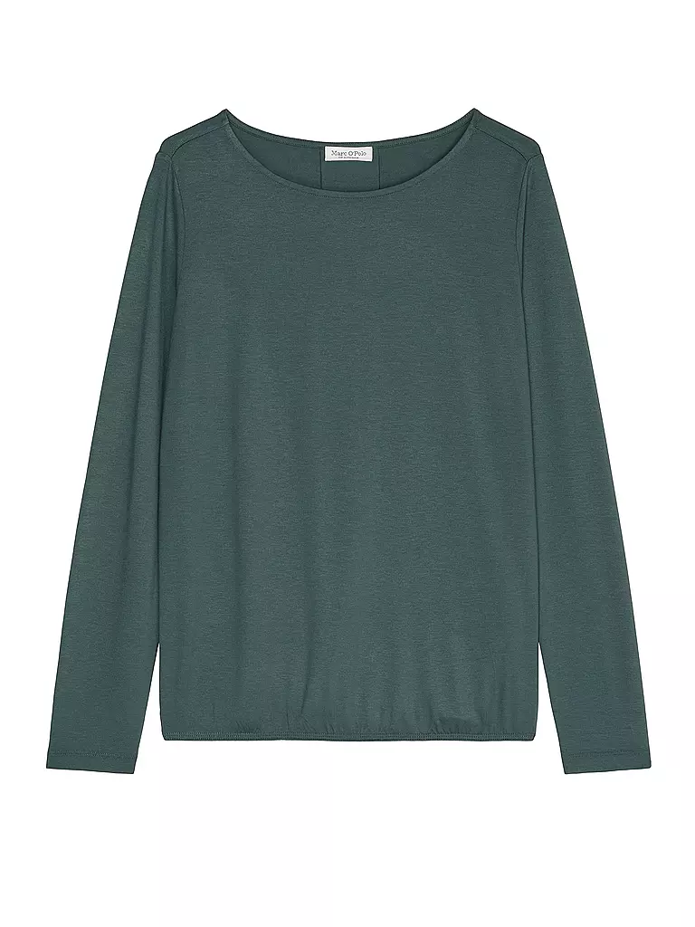 MARC O'POLO Langarmshirt dunkelgrün