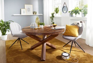 Esstisch Galway Massivholz braun