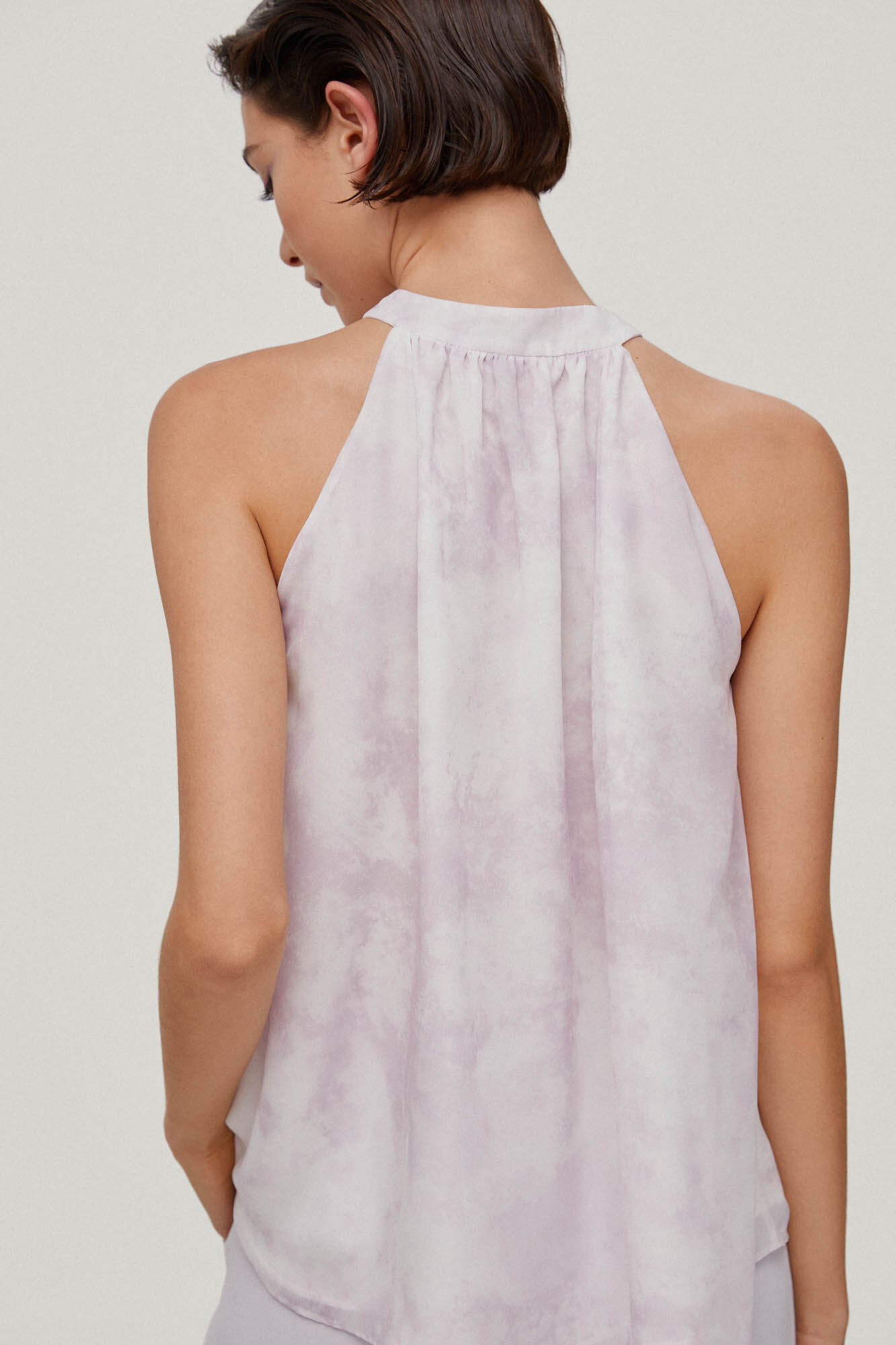 Top fluido Isabela Gradient - Roxo