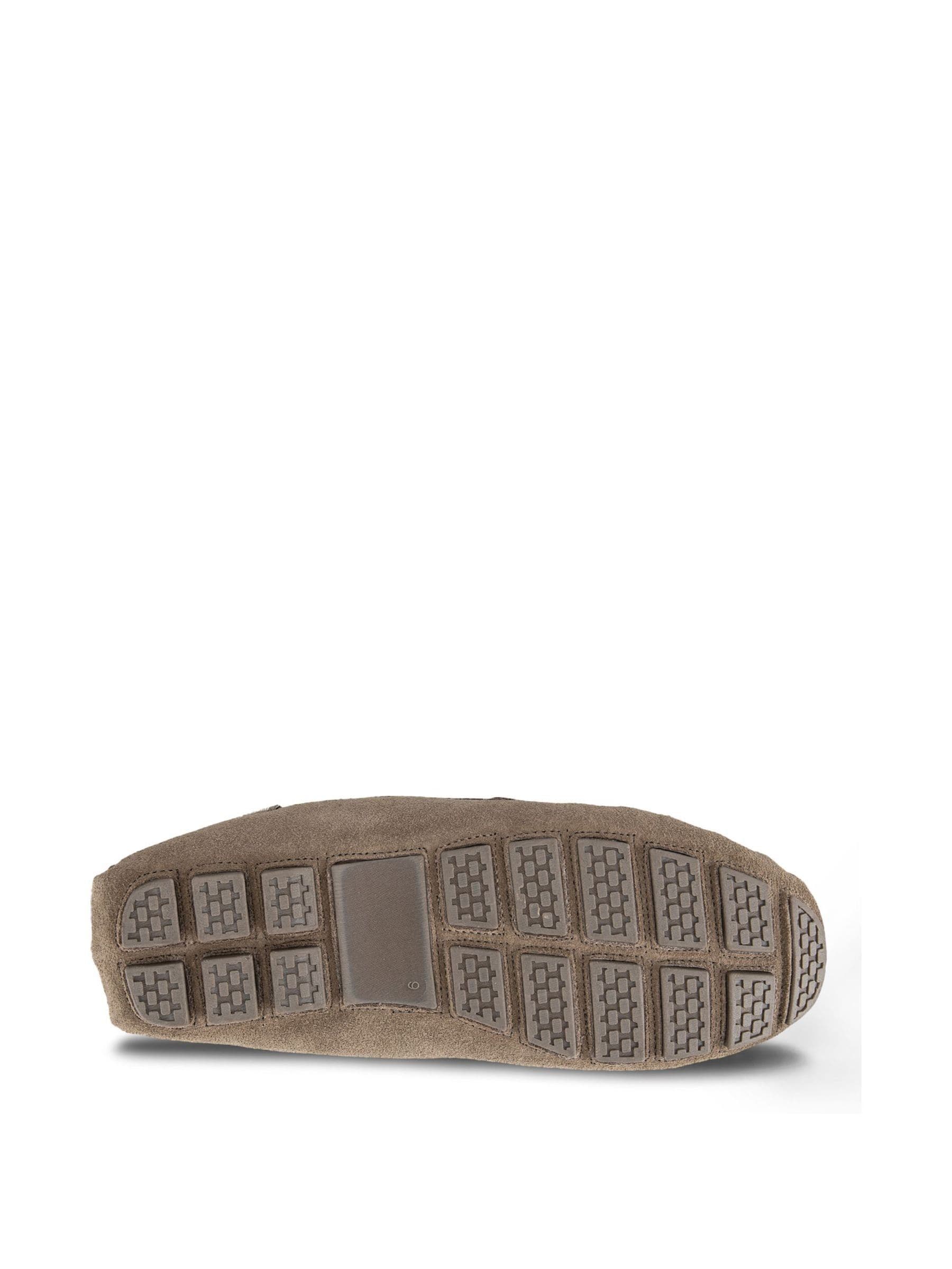 Crème - Totes Isotoner Mens Suede Moccasin With Water Repellency