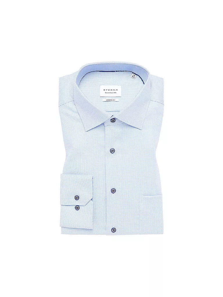 ETERNA Hemd Modern Fit blau