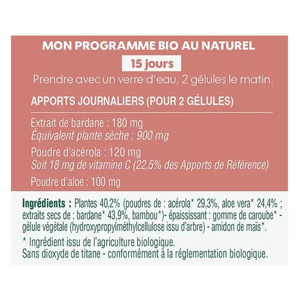 Biosens SOS Imperfections Bio 30 gélules végétales