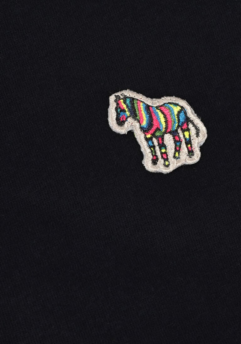 PS PAUL SMITH donkerblauwe ps paul smith t-shirt mens slim fit ss tshirt zebra
