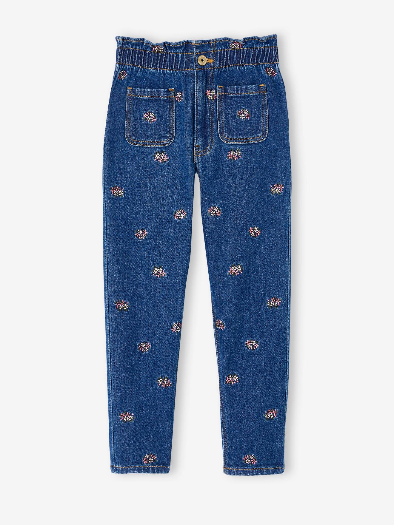 Calça jeans azul estilo 