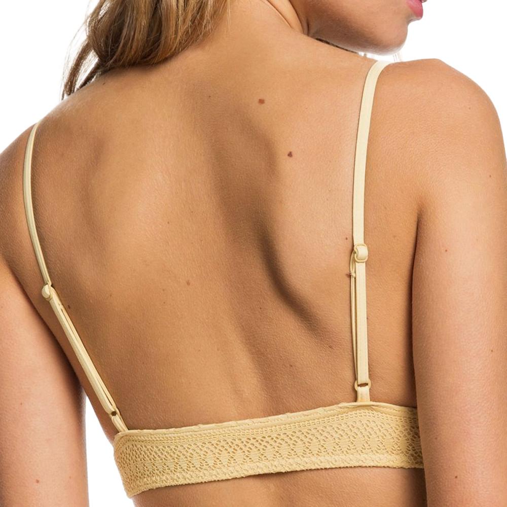 Roxy Haut De Bikini Triangle Jaune Femme Roxy Sweet Wildness