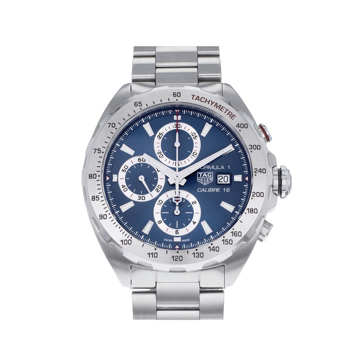 Montre d'occasion Tag Heuer Formula homme chronographe automatique acier