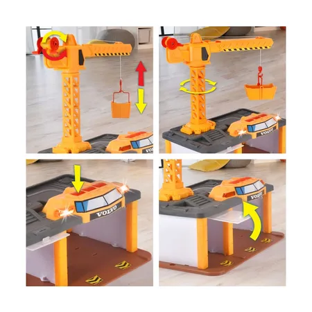 Dickie Toys Volvo Baustellen-Station, Try Me