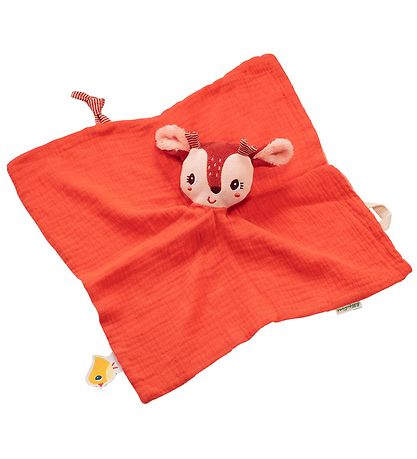 Lilliputiens Schmusetuch - 32x32 cm - Stella - Rust-Rot