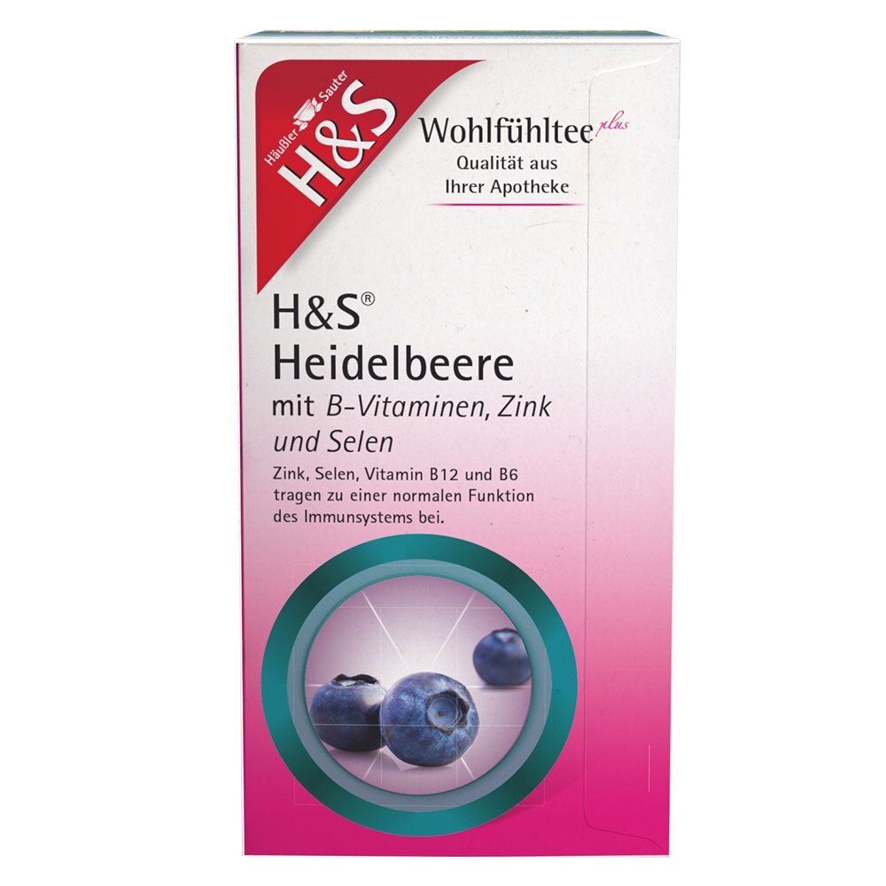 H&S Wohlfühltee plus Heidelbeere